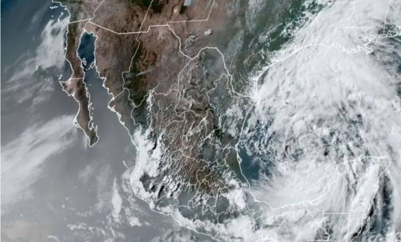 El ciclón «Uno» acelera su velocidad en el Golfo de México