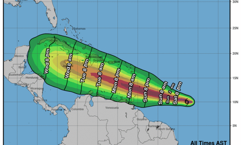 Beryl, el primer huracán de 2024 en el Atlántico