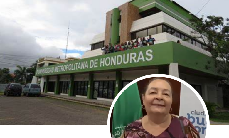 Rectora de la Universidad Metropolitana de Honduras