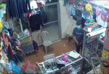 En cámara de seguridad queda captado robo en negocio en Puerto Cortés