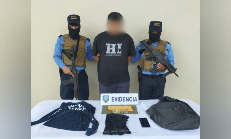 Capturan a miembro de la MS-13 por extorsión en la capital