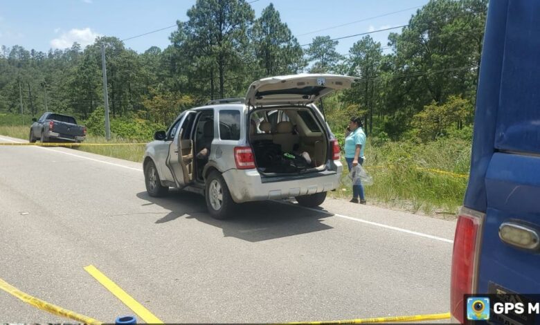 DPI investigan triple homicidio ocurrido en carretera hacia Olancho