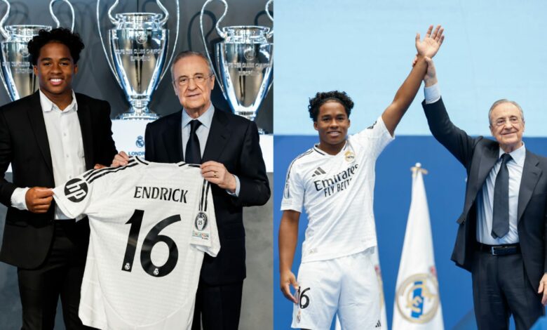 Endrick es presentado como nuevo jugador del Real Madrid