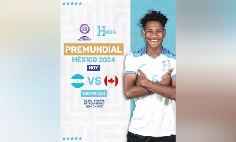 Honduras se enfrenta a Canadá en el camino al Mundial Sub-20 de 2025 en Chile