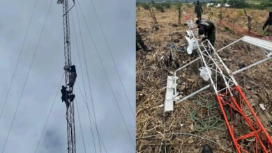 Desmantelan torre de 160 pies que proveía internet al penal de Támara