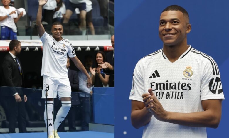 Kylian Mbappé es presentado oficialmente en el Santiago Bernabéu