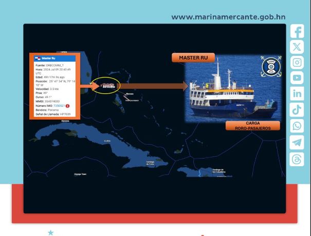 Suspenden búsqueda de cuatro tripulantes hondureños en Las Bahamas