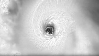 Impresionante video del ojo del huracán Beryl que alarma a los meteorólogos