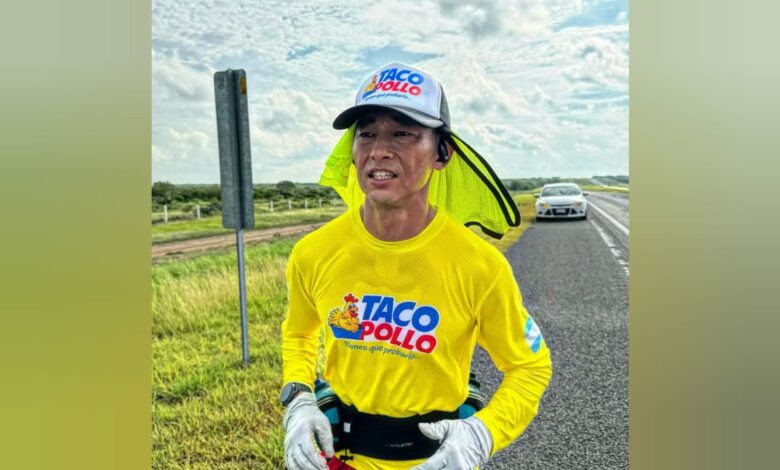 Shin Fujiyama inicia cuarto día de reto de 3000 km