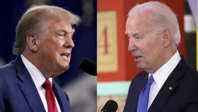 Trump se burla de Biden por sus deslices