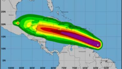 Embajada de EE. UU. en Honduras advierte sobre el impacto del huracán Beryl