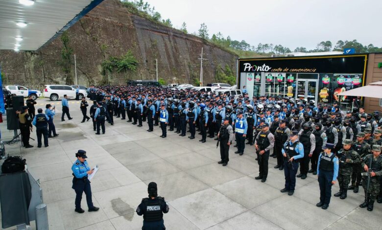 Policía Nacional intensifica operativos contra el crimen en Tegucigalpa