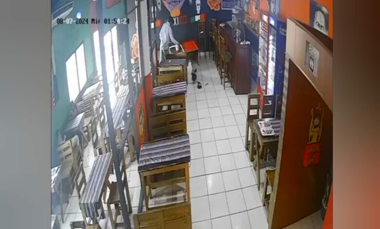 Video muestra el asesinato del propietario de un restaurante en Santa Cruz de Yojoa