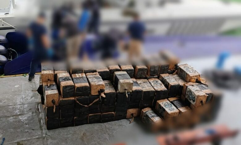 Decomisan 2,2 toneladas de cocaína en Costa Rica