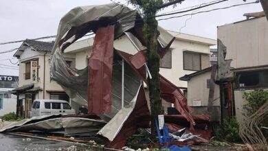 El tifón Shanshan causa estragos en Japón