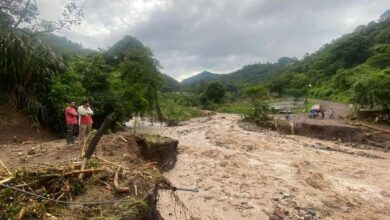 Lluvias provocan colapso de puente en Masaguara, Intibucá,