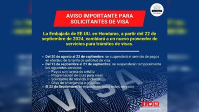 Suspendidos los pagos para visa por cambio de proveedor