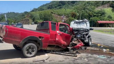 Dos personas heridas en aparatoso accidente en la carretera CA-5