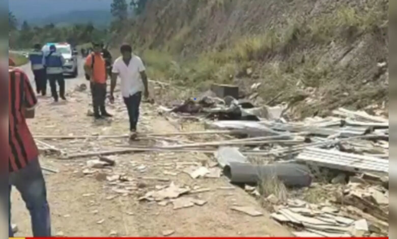 Mueren tres personas en fatal accidente de vial en Olancho