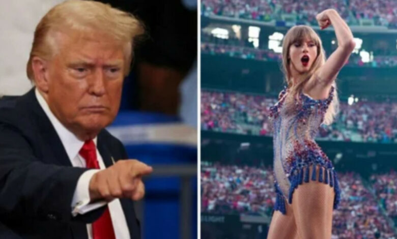 Trump afirma que "odia" a la cantante Taylor Swift