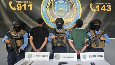 Capturan a dos supuestos miembros de la MS-13 en San Pedro Sula