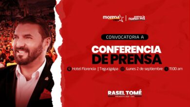 Rasel Tome anuncia conferencia de prensa para abordar la crisis en el Partido Libre