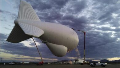 Globo aerostático con sensores y cámaras para prevenir muerte de migrantes