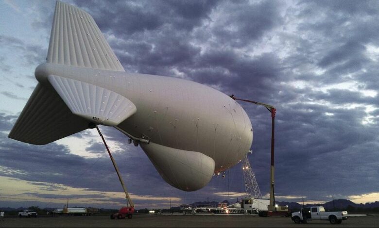 Globo aerostático con sensores y cámaras para prevenir muerte de migrantes