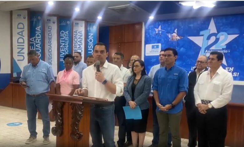 Partido Nacional exige que la CSJ declare inconstitucional el "Pacto de Impunidad"