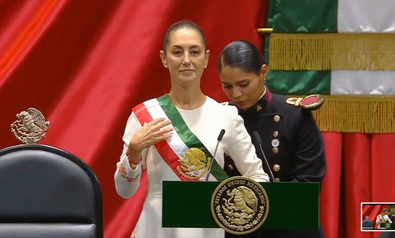 Claudia Sheinbaum asume como la primera mujer presidenta de México