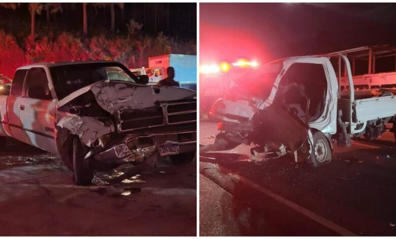 Un muerto y un herido en accidente de tránsito en carretera a Olancho