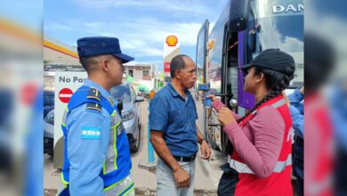 Policía Nacional en operativos por feriado morazánico