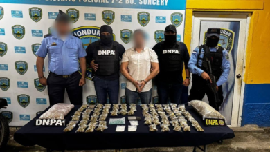 Capturan a individuo con droga valorada en medio millón de lempiras en SPS