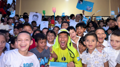 Shin Fujiyama inaugura la escuela número 75 en El Espíritu, Copán