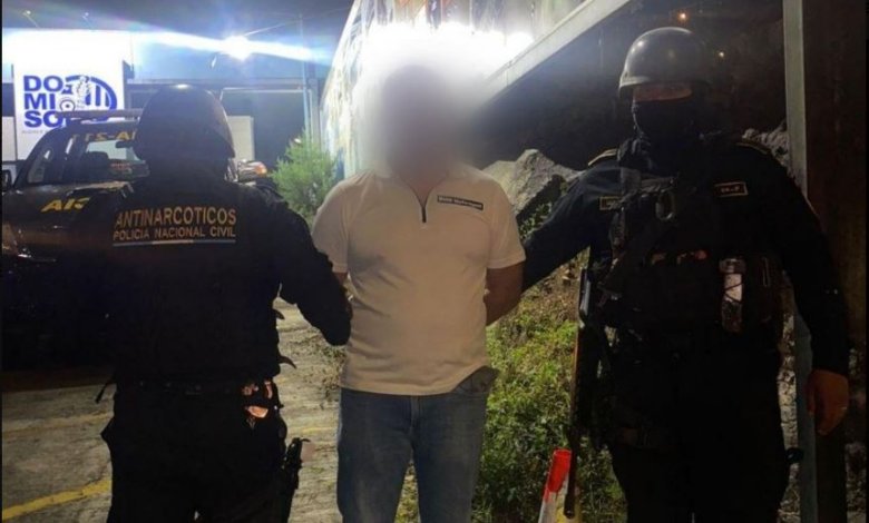 Capturan a colombiano buscado por EE. UU. por narcotráfico en Guatemala