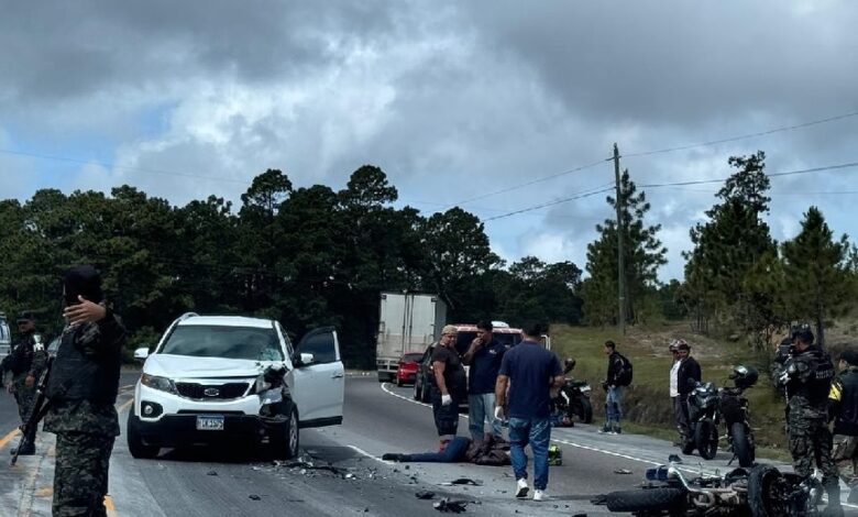 Pareja muere en trágico accidente de tránsito en la carretera CA-5