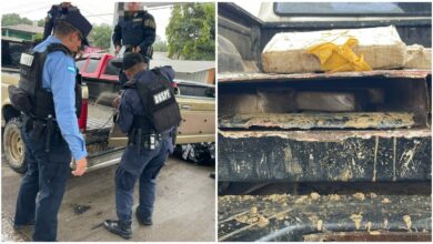 Detiene a hombre con 40 kilos de cocaína en El Paraíso