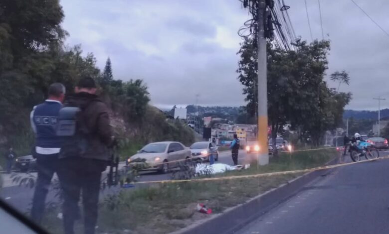 Hombre pierde la vida en accidente vial en el Anillo Periférico de Tegucigalpa