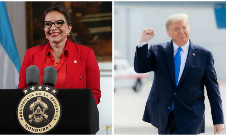 Presidenta Xiomara Castro, felicita a Donald Trump por su triunfo electoral en EE.UU.