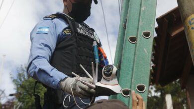 DIPAMPCO desmantela sistema de cámaras de la MS-13 en La Calera, Francisco Morazán