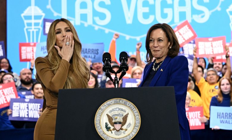 Jennifer Lopez y Maná respaldan a Kamala Harris