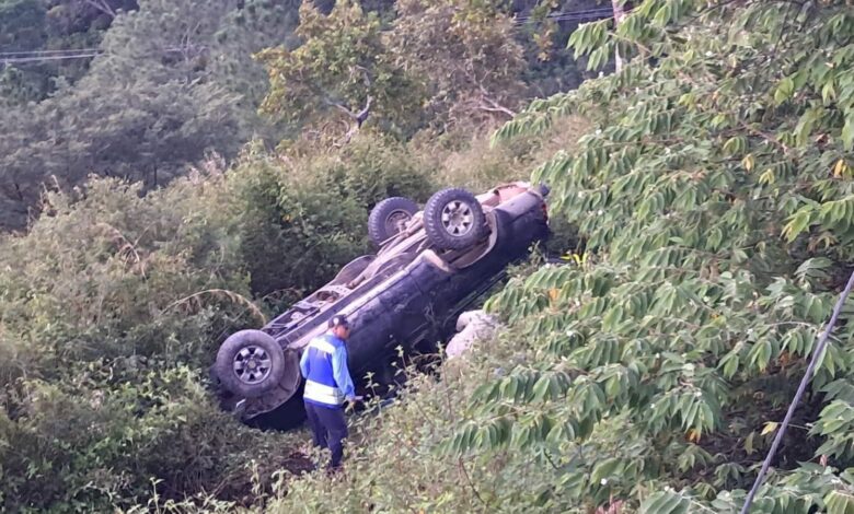 Accidente de tránsito en La Lima, Olancho, deja siete heridos