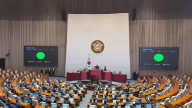 Asamblea Nacional de Corea del Sur revoca la ley marcial tras fuertes protestas