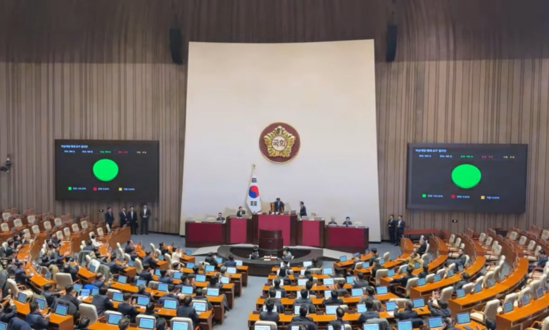 Asamblea Nacional de Corea del Sur revoca la ley marcial tras fuertes protestas