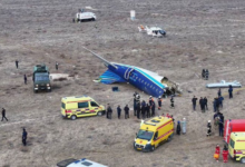 Tragedia aérea en Kazajistán: más de 30 muertos en accidente de avión azerbaiyano