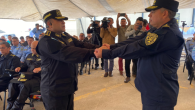 Autoridades policiales realizan traspaso de mando de la DIMPAMPCO