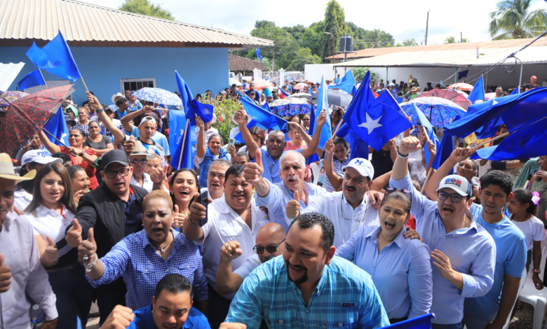 "Vamos a cambiar a Honduras con hechos y no con palabras": Papi en Jocón y Yoro