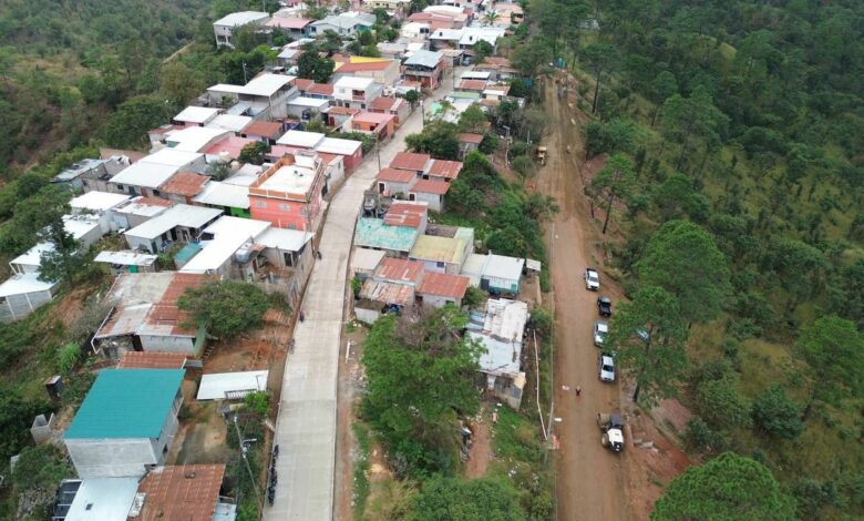 Alcaldía invierte 24 millones de lempiras en pavimentación de calles en la colonia Villa Vieja