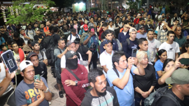 Primera caravana migrante de 2025 parte de la frontera sur de México rumbo a EE.UU.