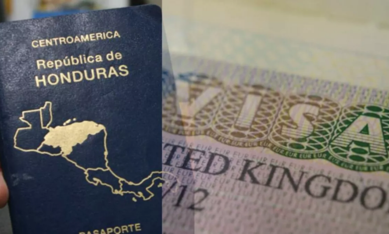 Reino Unido exige visa a hondureños para ingresar a su territorio a partir del 8 de enero